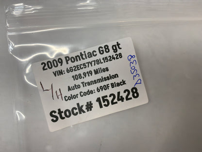 2009 Pontiac G8 GT LH Driver Front Inner Seat Track Trim OEM - Day's Parts Yard
