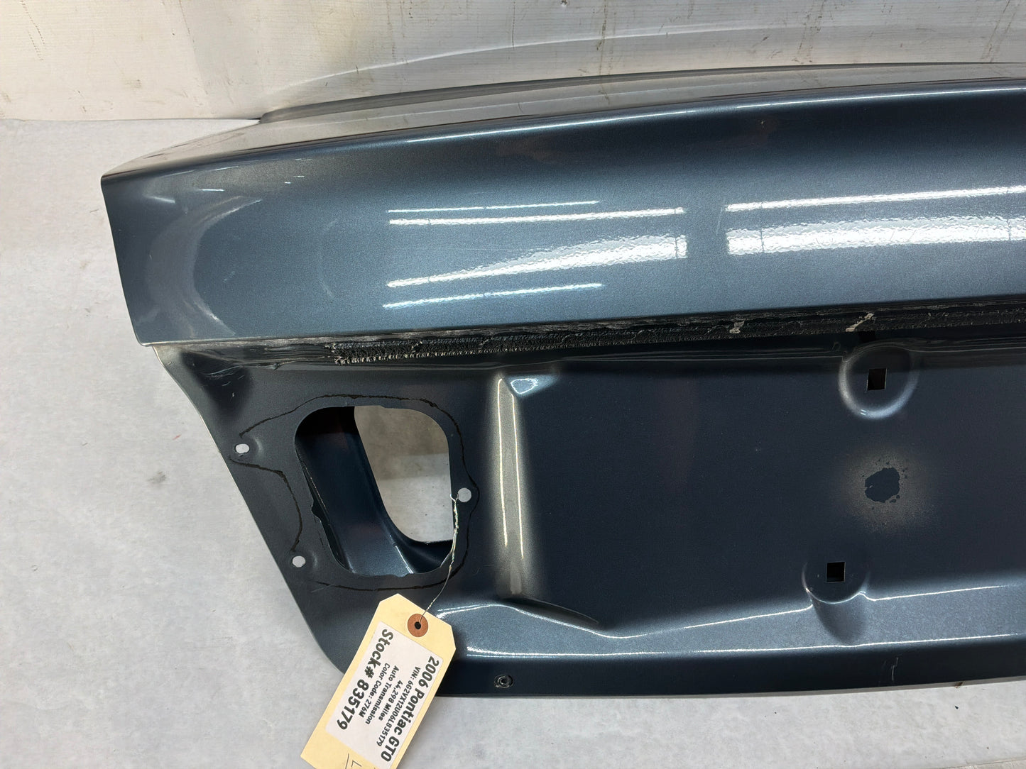 2006 Pontiac GTO Trunk Deck Lid OEM