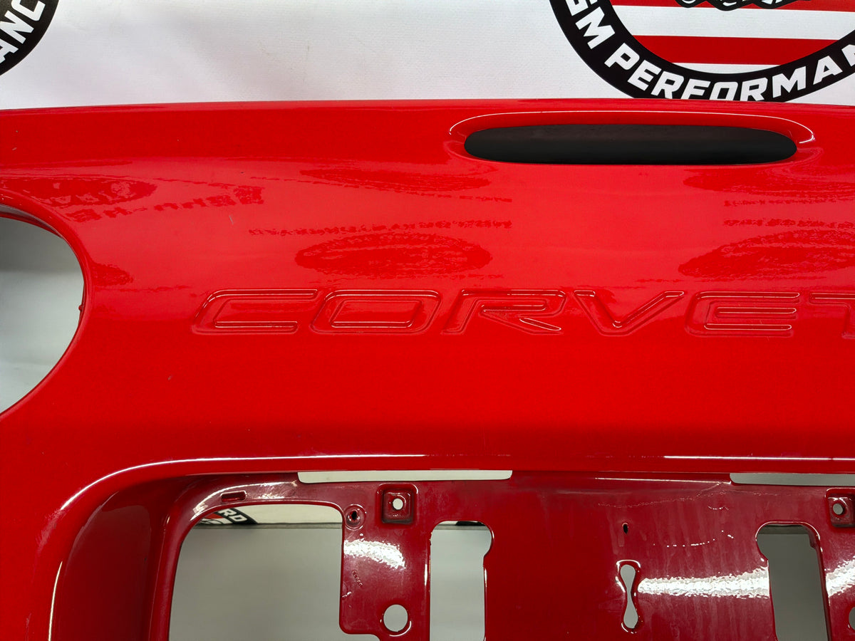 2002 Chevy C5 Corvette Convertible Rear Bumper Cover Red OEM