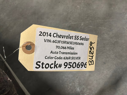 2014 Chevrolet SS Sedan Complete Floor Carpet OEM