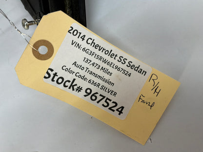 2014 Chevy SS Sedan RH Passenger Exterior Out Side Mirror OEM