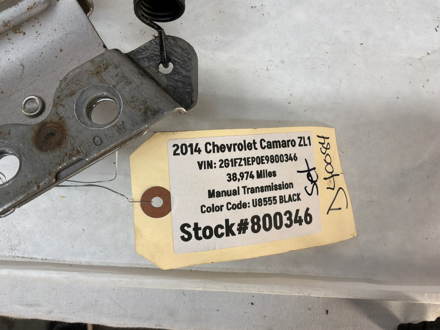 2014 Chevy Camaro ZL1 Manual Transmission Pedal Set Brake Clutch Master Cylinder Assembly OEM