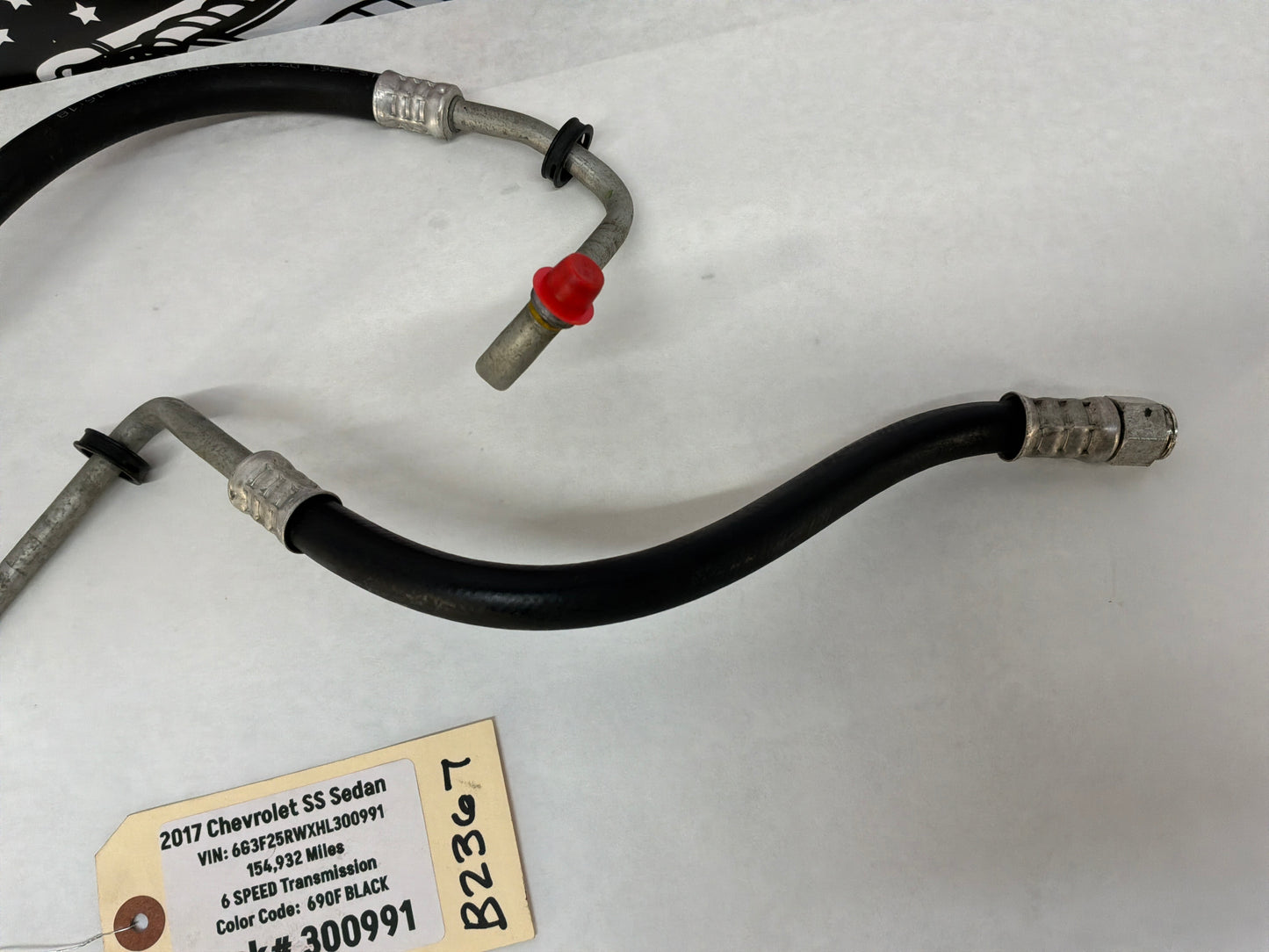 2017 Chevy SS Sedan Manual Transmission Oil Cooler Lines Hoses Tubes Pipes OEM