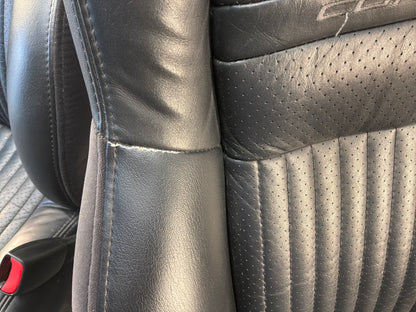 2002 Chevy C5 Corvette Convertible Seats RH & LH Front Black Leather Seats OEM