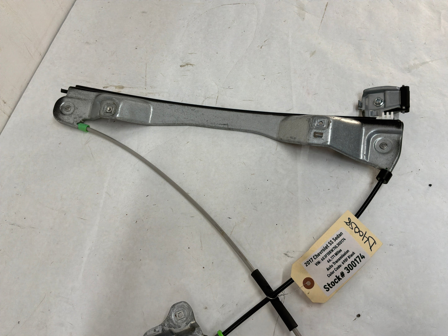 2017 Chevy SS Sedan LH Driver Front Window Regulator w/ Motor OEM