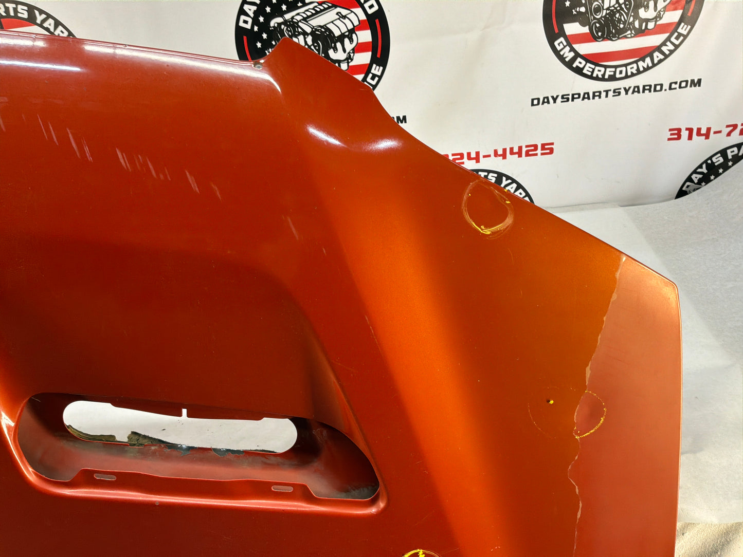 2008 Pontiac G8 Base Hood Assembly OEM Orange