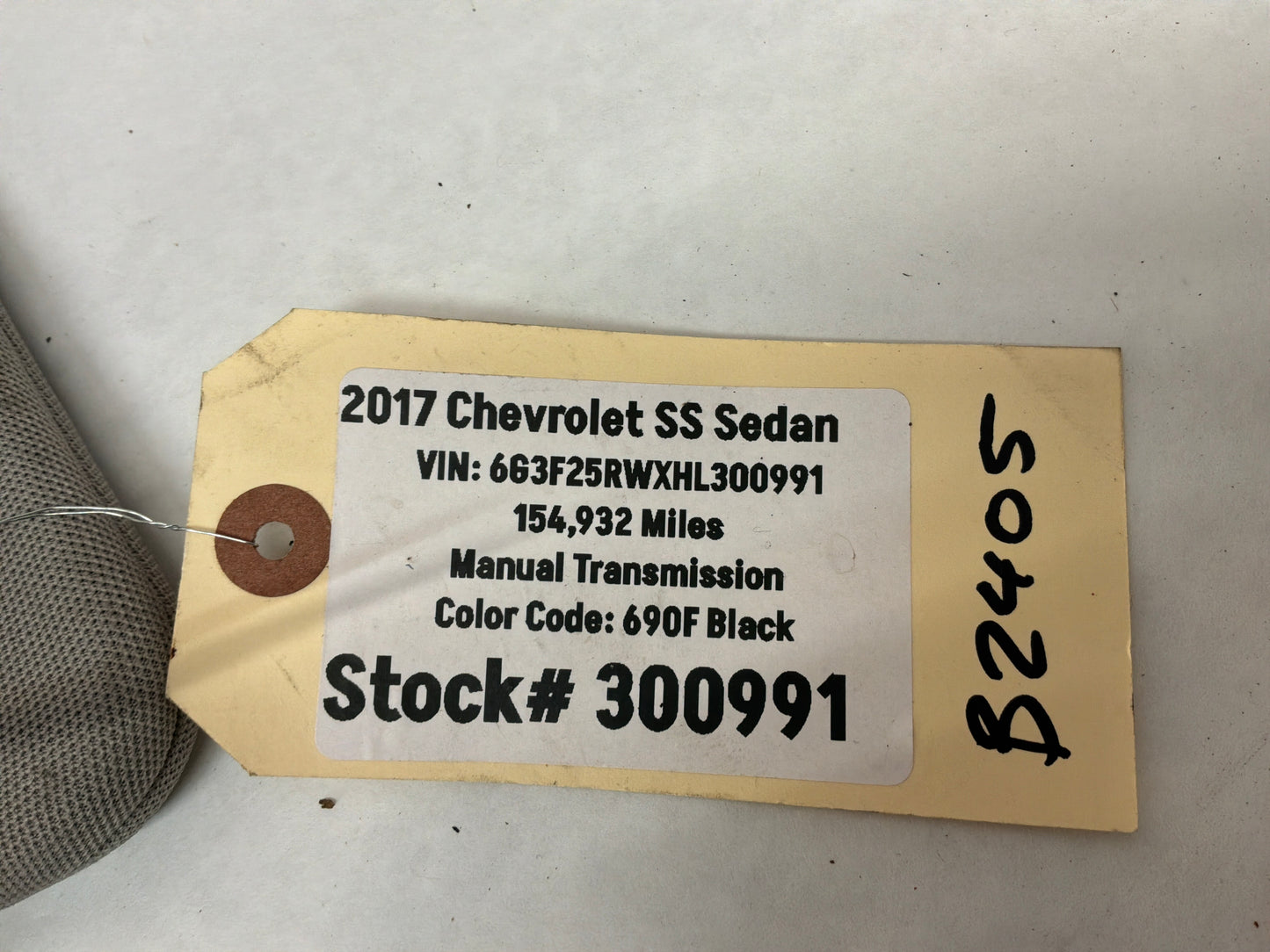 2017 Chevy SS Sedan RH & LH Sunvisors Sun Visors w/ Clips OEM