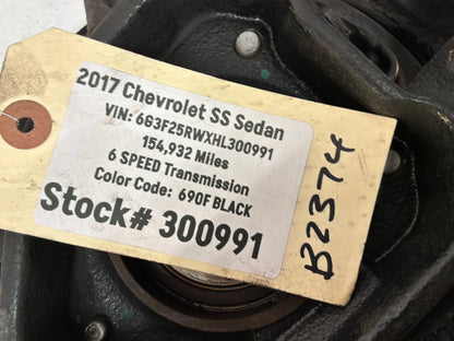2017 Chevy SS Sedan RH Passenger Rear Suspension Spindle Hub Knuckle Wheel Bearing OEM