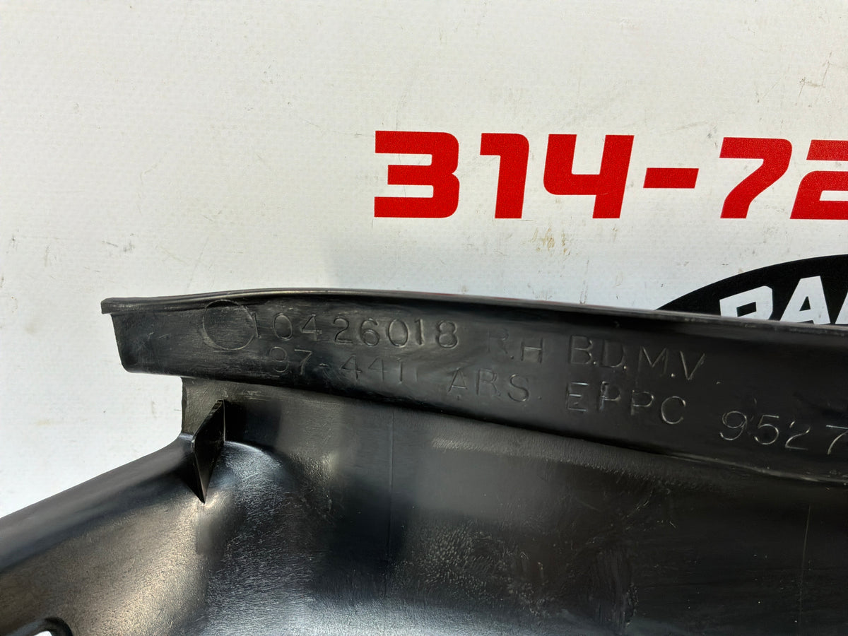 2002 Chevy C5 Corvette RH Passenger Interior B Pillar Trim Panel Cover OEM