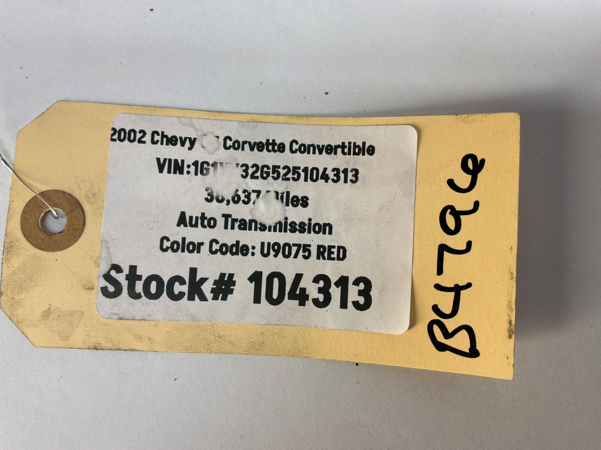 2002 Chevy C5 Corvette Convertible Front Floor Mats OEM