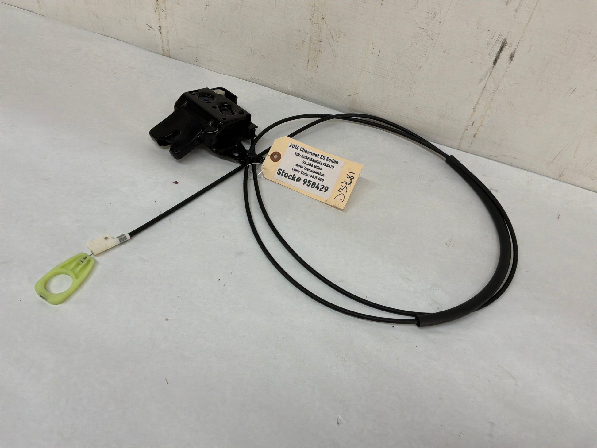 Trunk latch - Day's Parts Yard