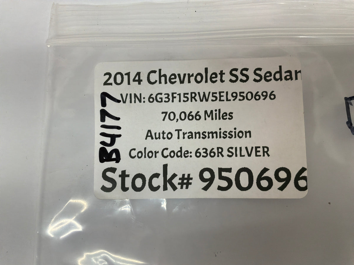2014 Chevy SS Sedan Driveshaft Drive Shaft Propeller Hardware Nuts Bolts OEM