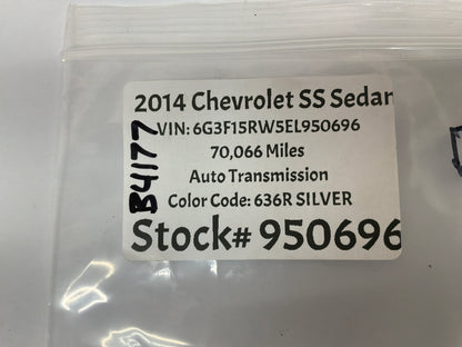 2014 Chevy SS Sedan Driveshaft Drive Shaft Propeller Hardware Nuts Bolts OEM