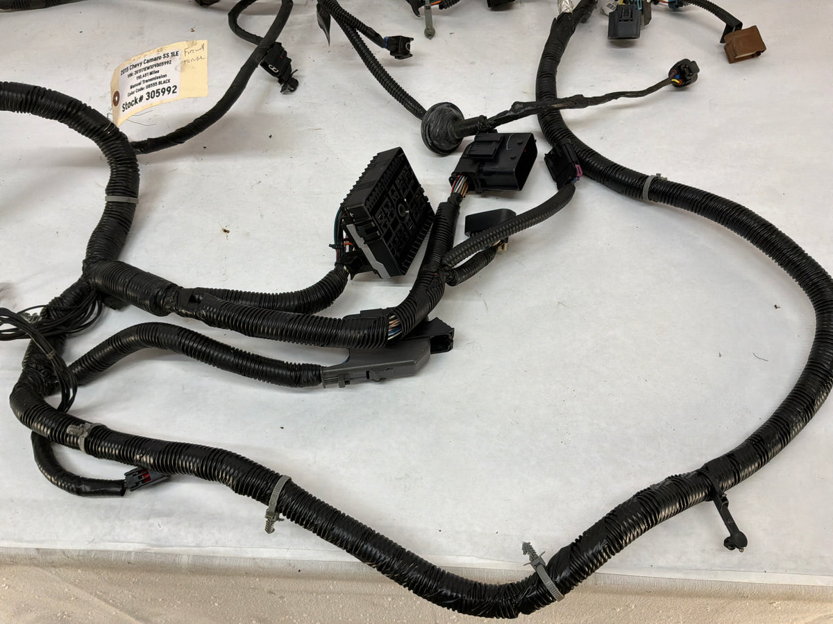 2015 Chevy Camaro SS 1LE Engine Bay Head Lamp Light Firewall Wire Wiring Harness OEM