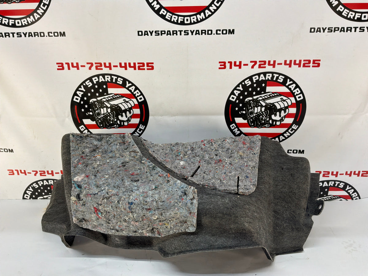 2013 Chevy Camaro ZL1 LH Driver Interior Quarter Panel Trunk Compartment Felt Carpet Liner OEM