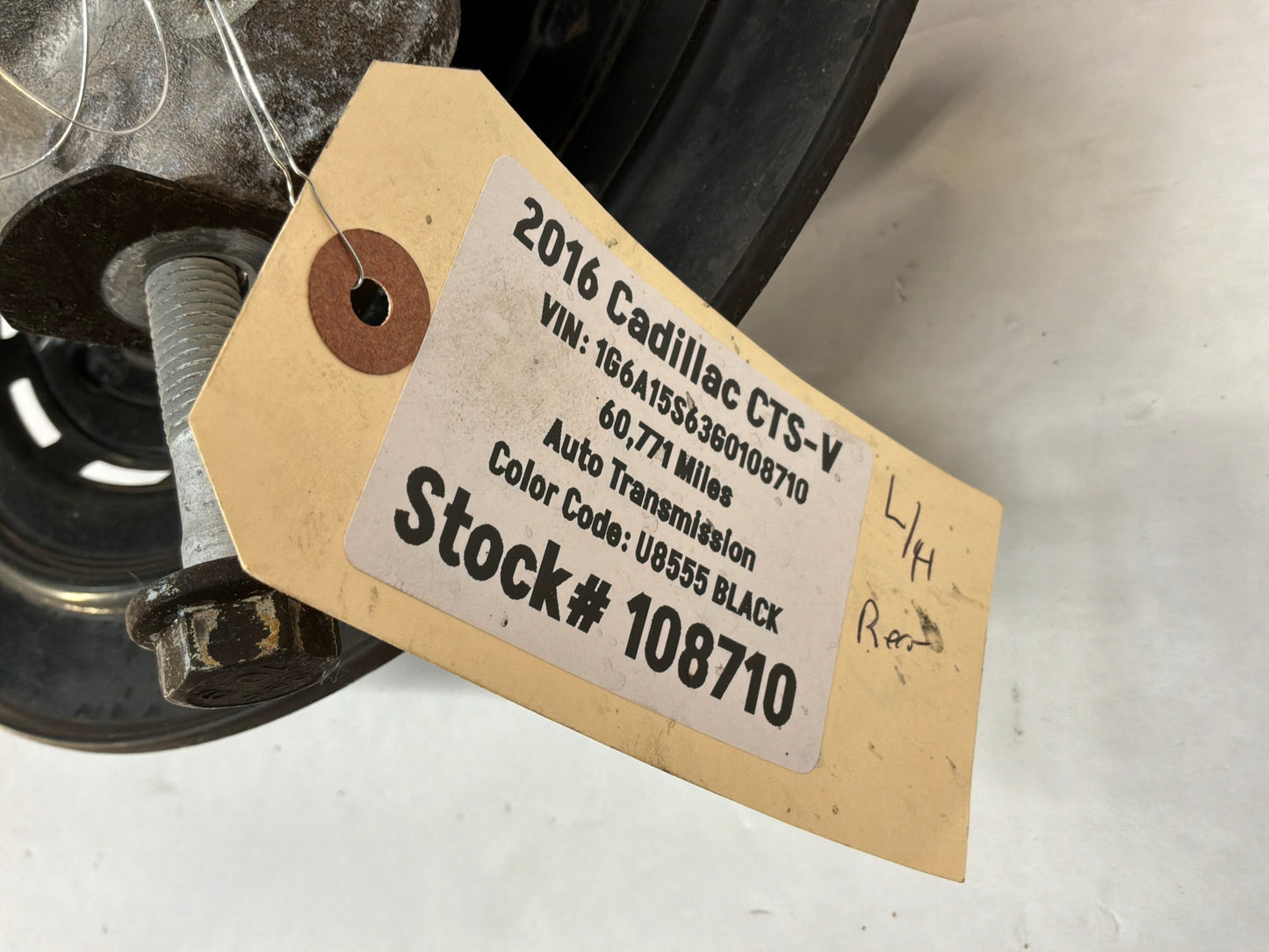 Lh rear spindle