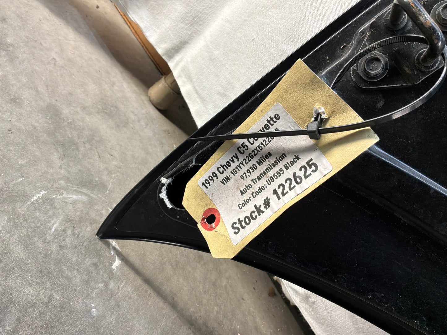 1999 Chevy C5 Corvette Hood Assembly Black OEM
