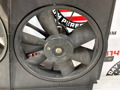 1999 Pontiac Trans Am WS6 Dual Radiator Electric Cooling Fans Assembly OEM