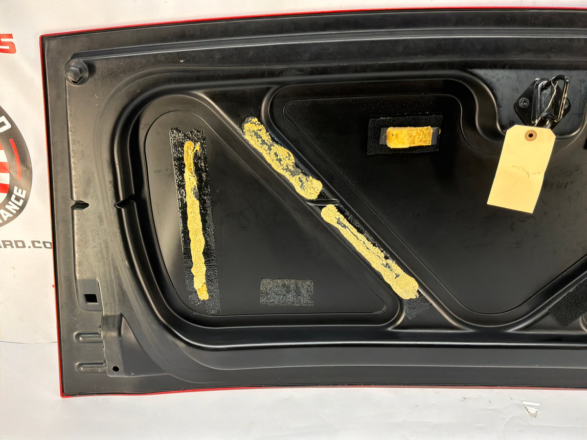 2002 Chevy Corvette Convertible  Trunk Deck Lid Red OEM