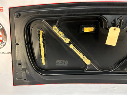 2002 Chevy Corvette Convertible  Trunk Deck Lid Red OEM