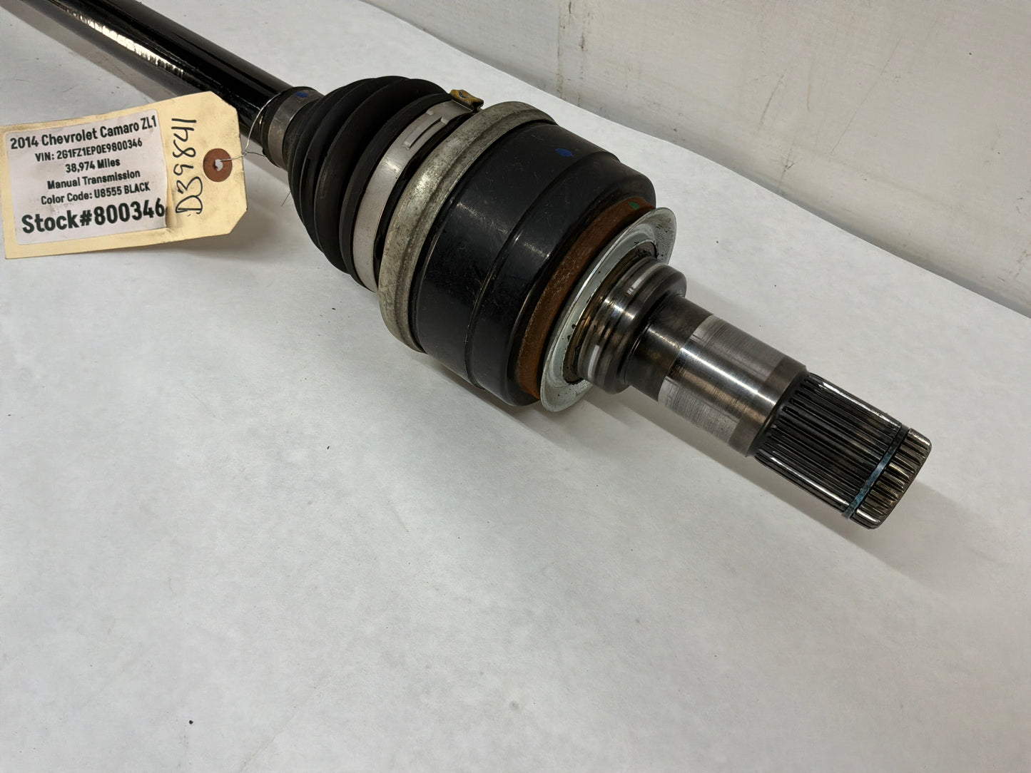 2010-2015 Chevy Camaro SS LH Driver CV Axle Shaft Assembly OEM