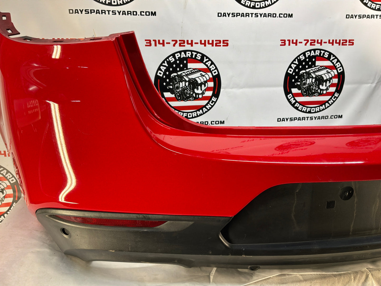 2014 Chevy SS Sedan Rear Bumper Cover Red OEM