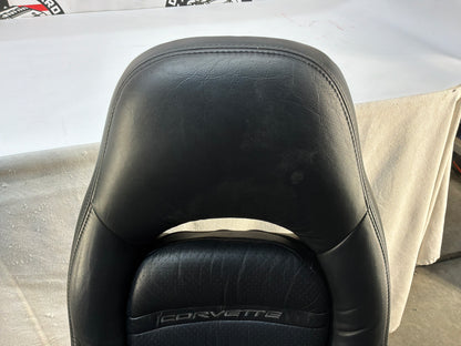 2002 Chevy C5 Corvette Convertible Seats RH & LH Front Black Leather Seats OEM