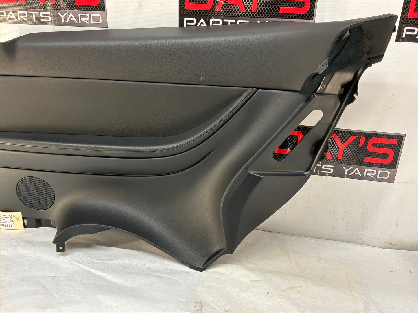 2004 Pontiac GTO RH Passenger Rear Interior Quarter Door Panel Trim Black OEM