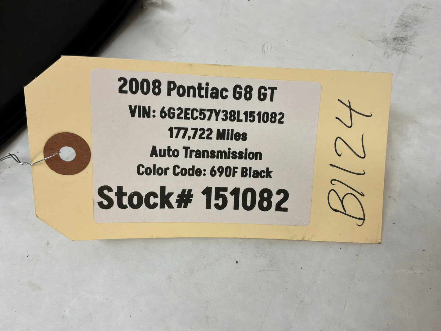 2008 Pontiac G8 GT Lower Radio Center Console Storage Cubby Compartment Assembly OEM