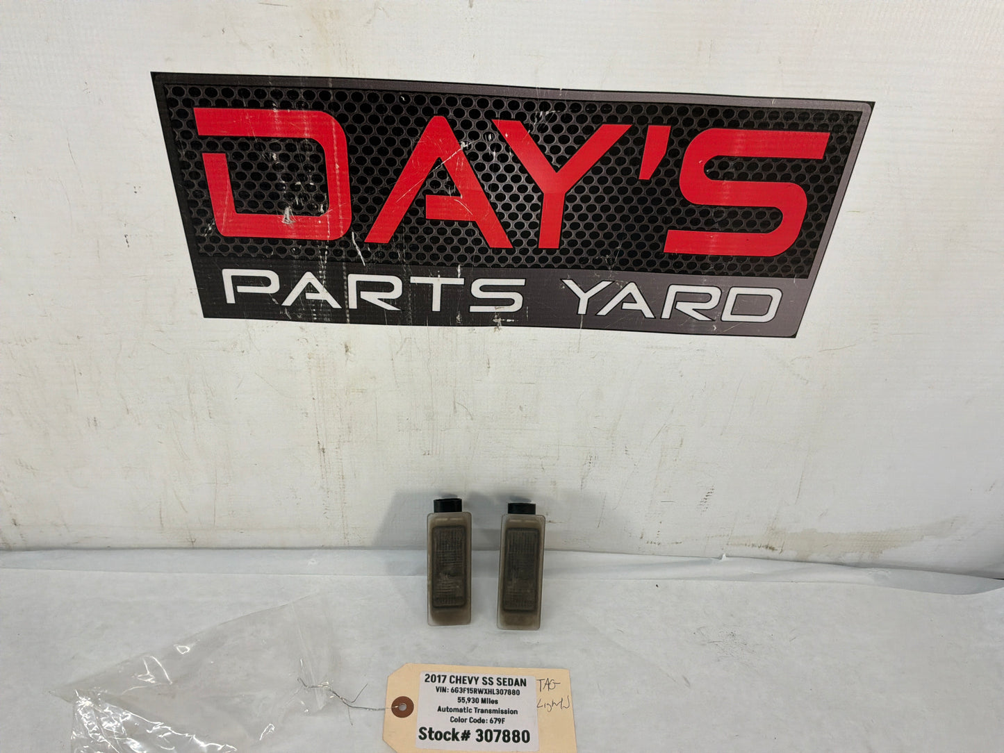 Tag lights - Day's Parts Yard