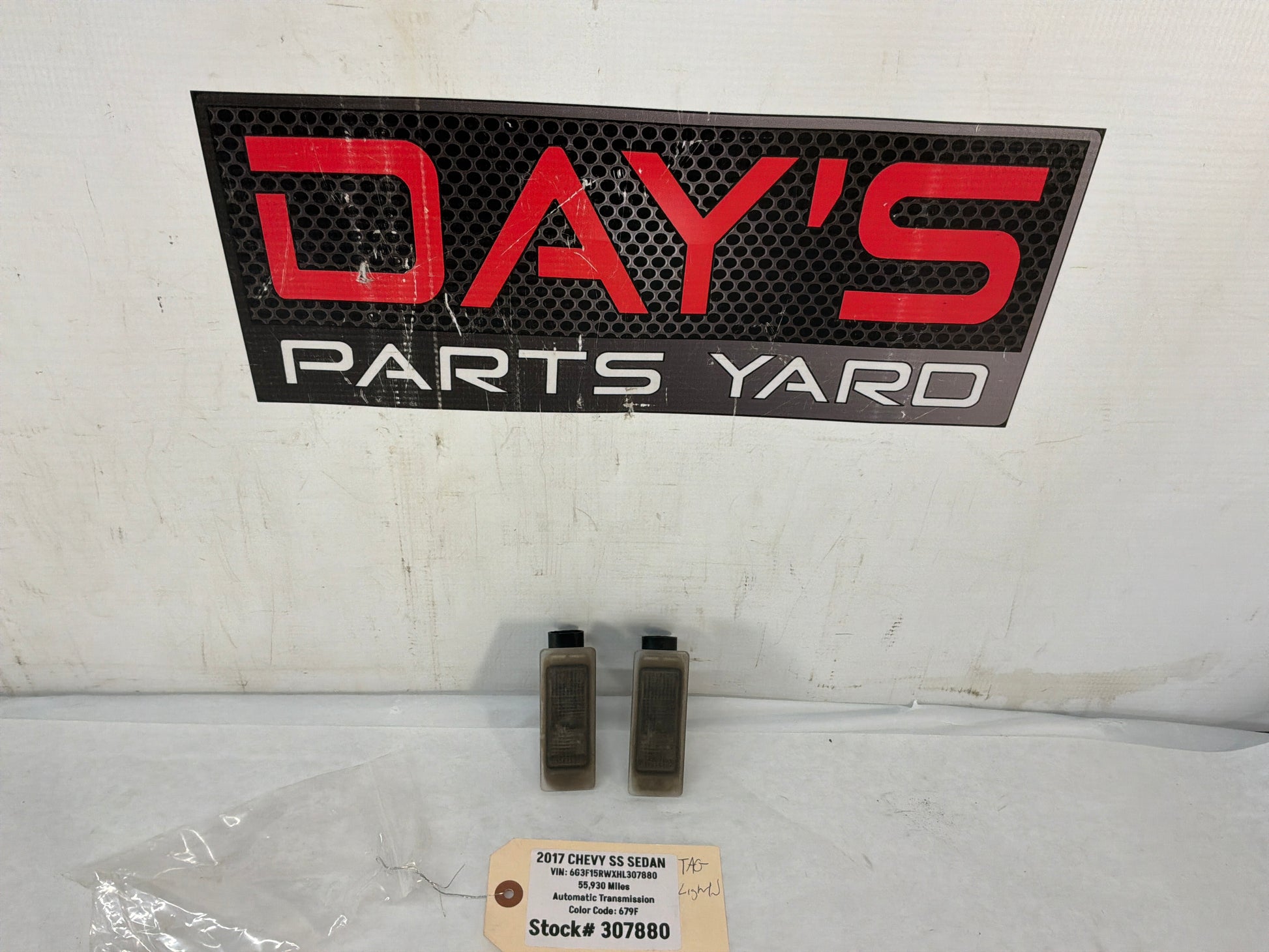 Tag lights - Day's Parts Yard