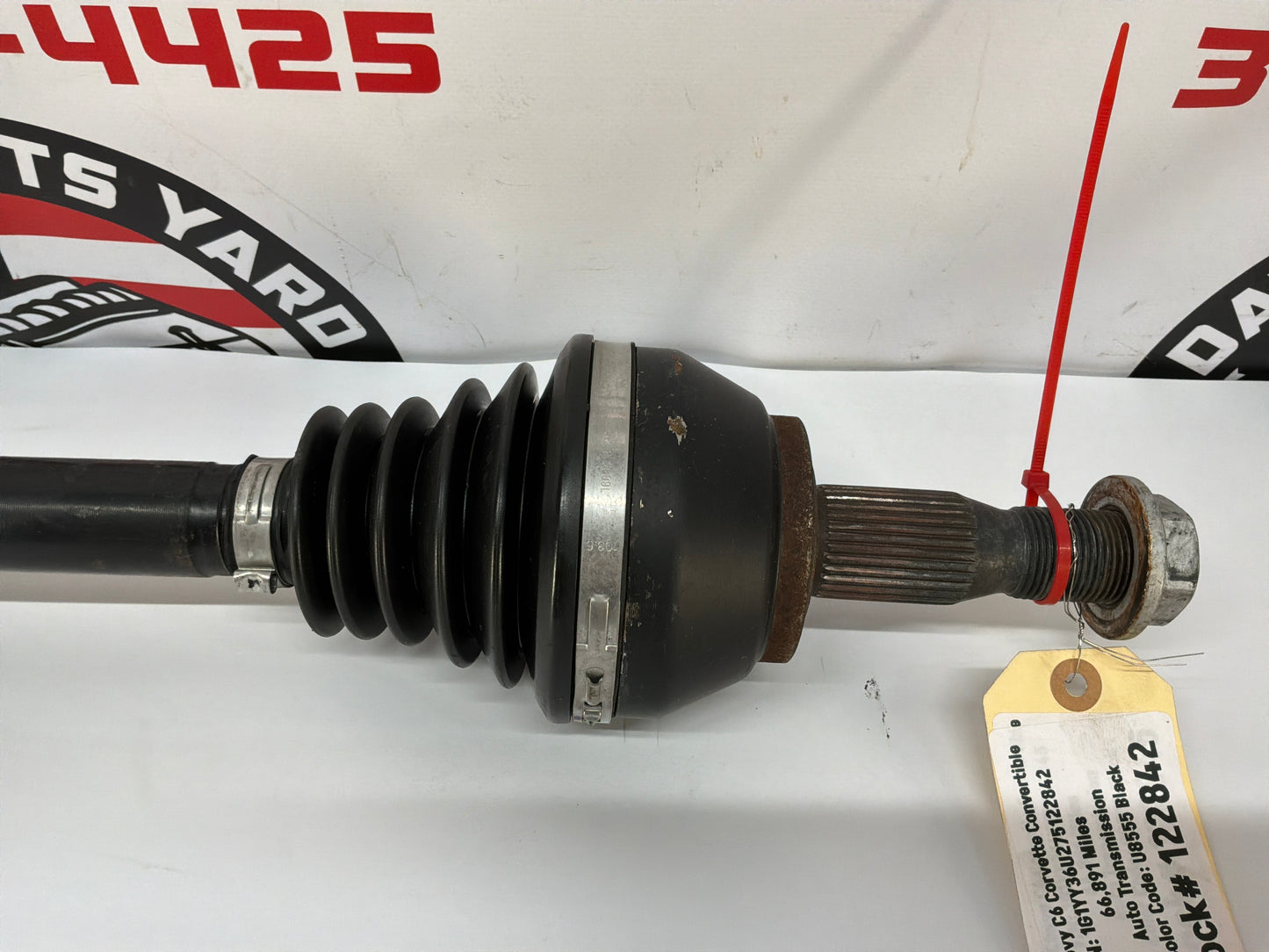 2007 C6 Corvette Convertible RH Passenger CV Axle ShaftOEM