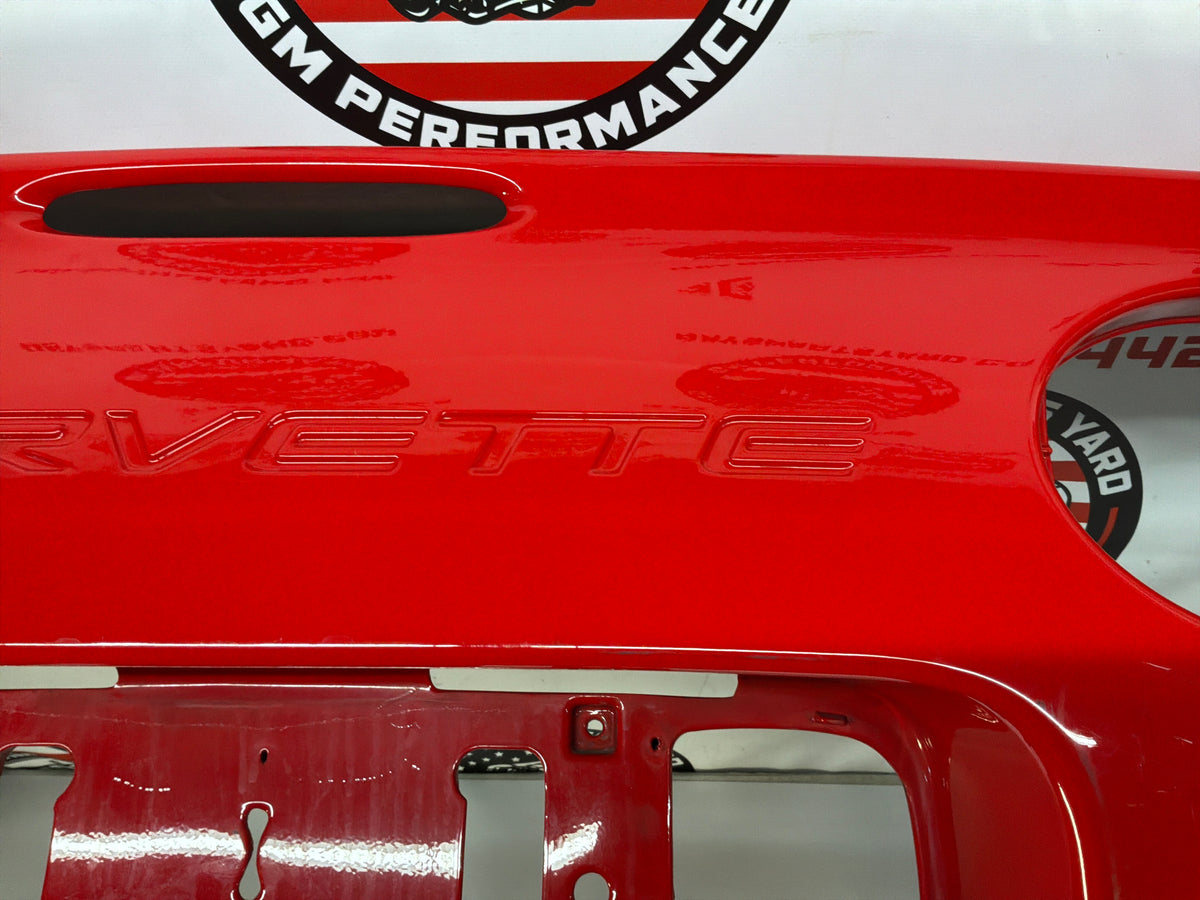 2002 Chevy C5 Corvette Convertible Rear Bumper Cover Red OEM
