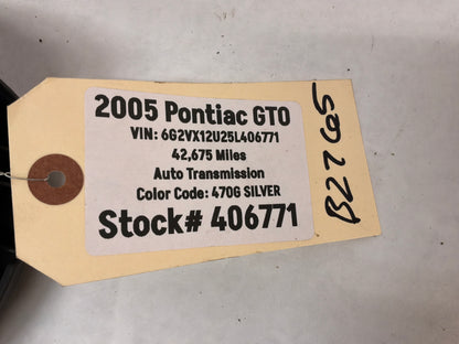 2005 Pontiac GTO Steering Wheel Airbag Air Bag OEM