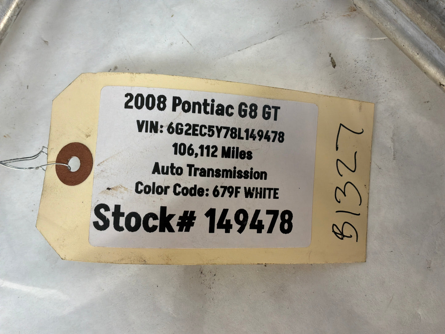 2008 Pontiac G8 AC A/C Air Conditioner Line Hose Tube OEM