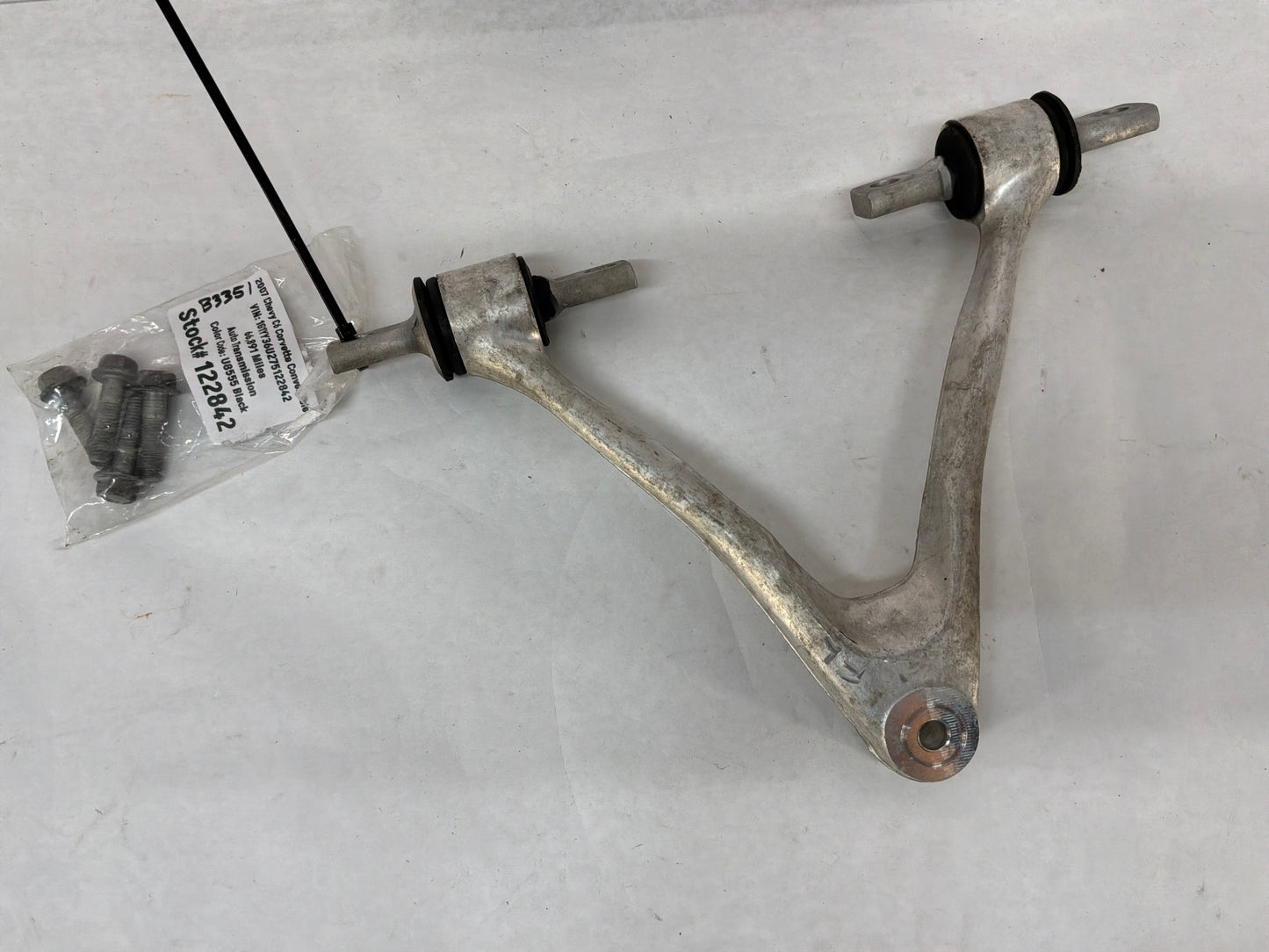 2007 C6 Corvette Convertible LH Driver Front Suspension Upper Control Arm OEM