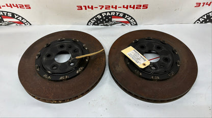 2012 Cadillac CTS-V RH & LH Front 6 Piston Brake Rotors OEM