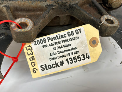 2008 Pontiac G8 GT RH Passenger Rear Suspension Spindle Hub Knuckle Wheel Bearing OEM