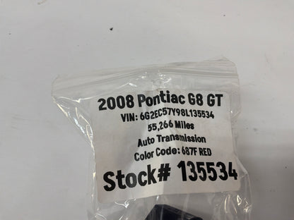 2008 Pontiac G8 GT Trunk Latch w/ Cable OEM