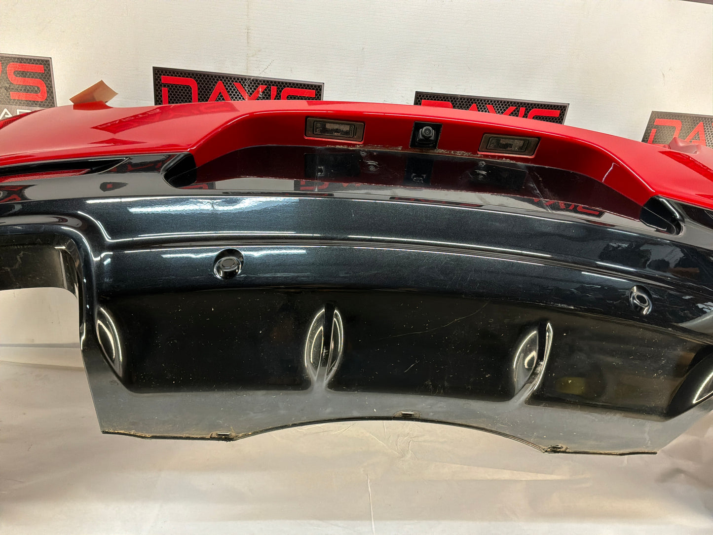 2015 Chevy SS Sedan Complete Rear Bumper Cover Panel Red OEM
