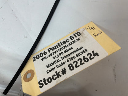 2006 Pontiac GTO LH Driver Front Door Panel Speaker Grill Stock OEM