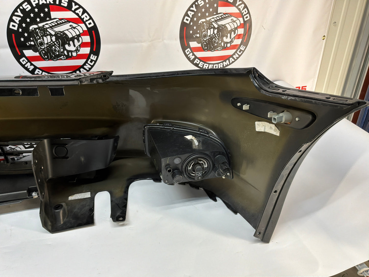2007 Chevy C6 Corvette Convertible Complete Front Bumper Cover Panel Black OEM