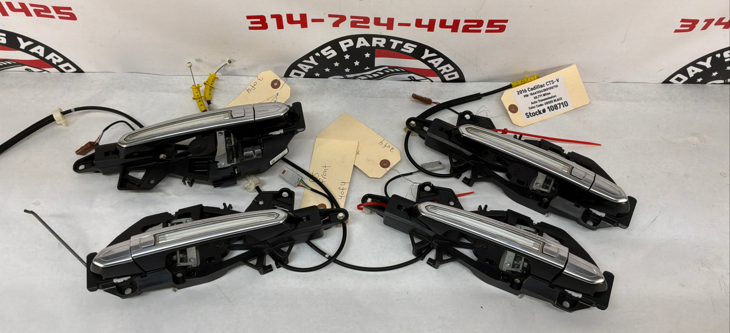 2016 Cadillac CTS-V Exterior Door Handle Set OEM