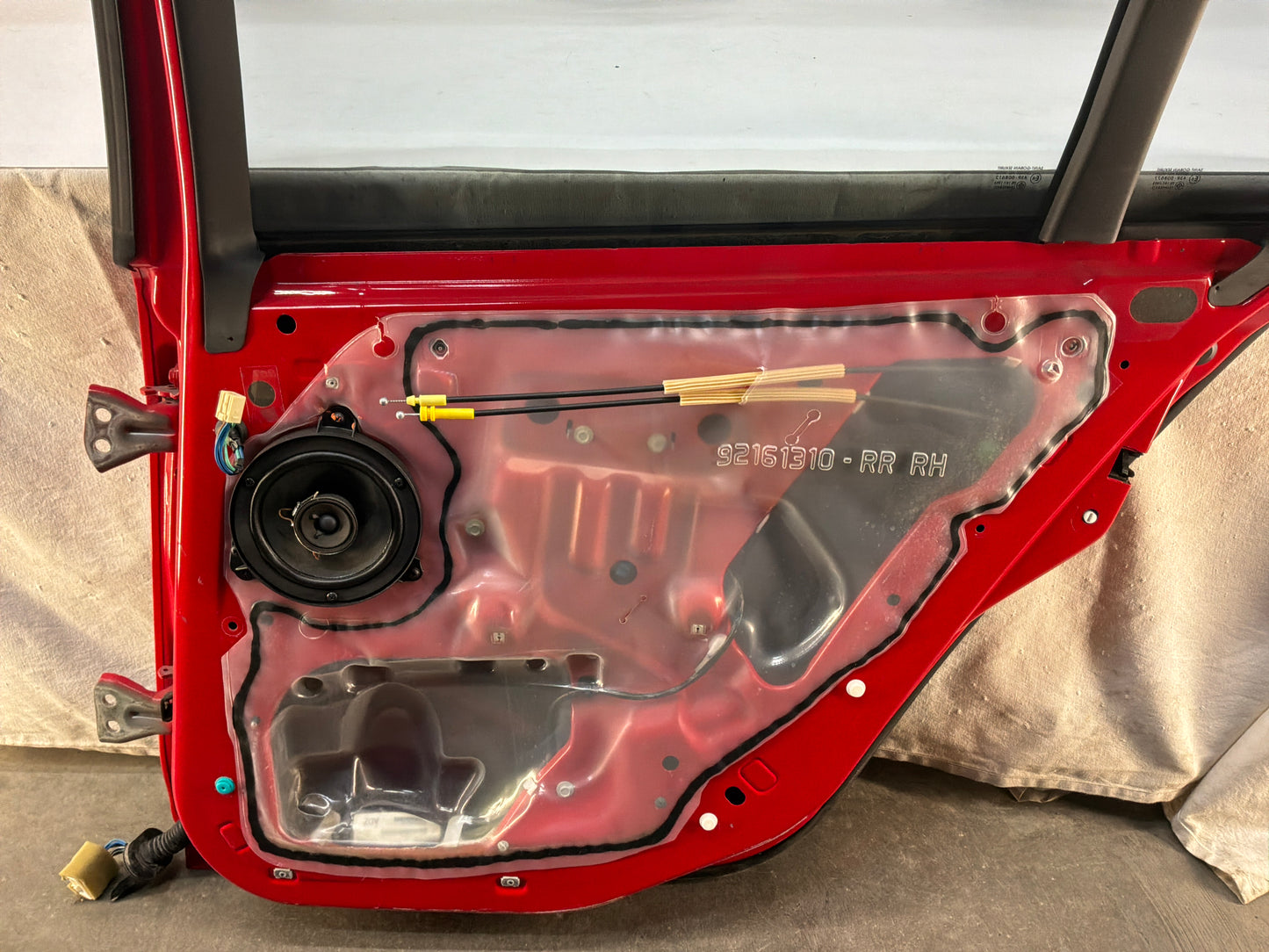 2008 Pontiac G8 GT RH Passenger Rear Exterior Outside Door Red OEM