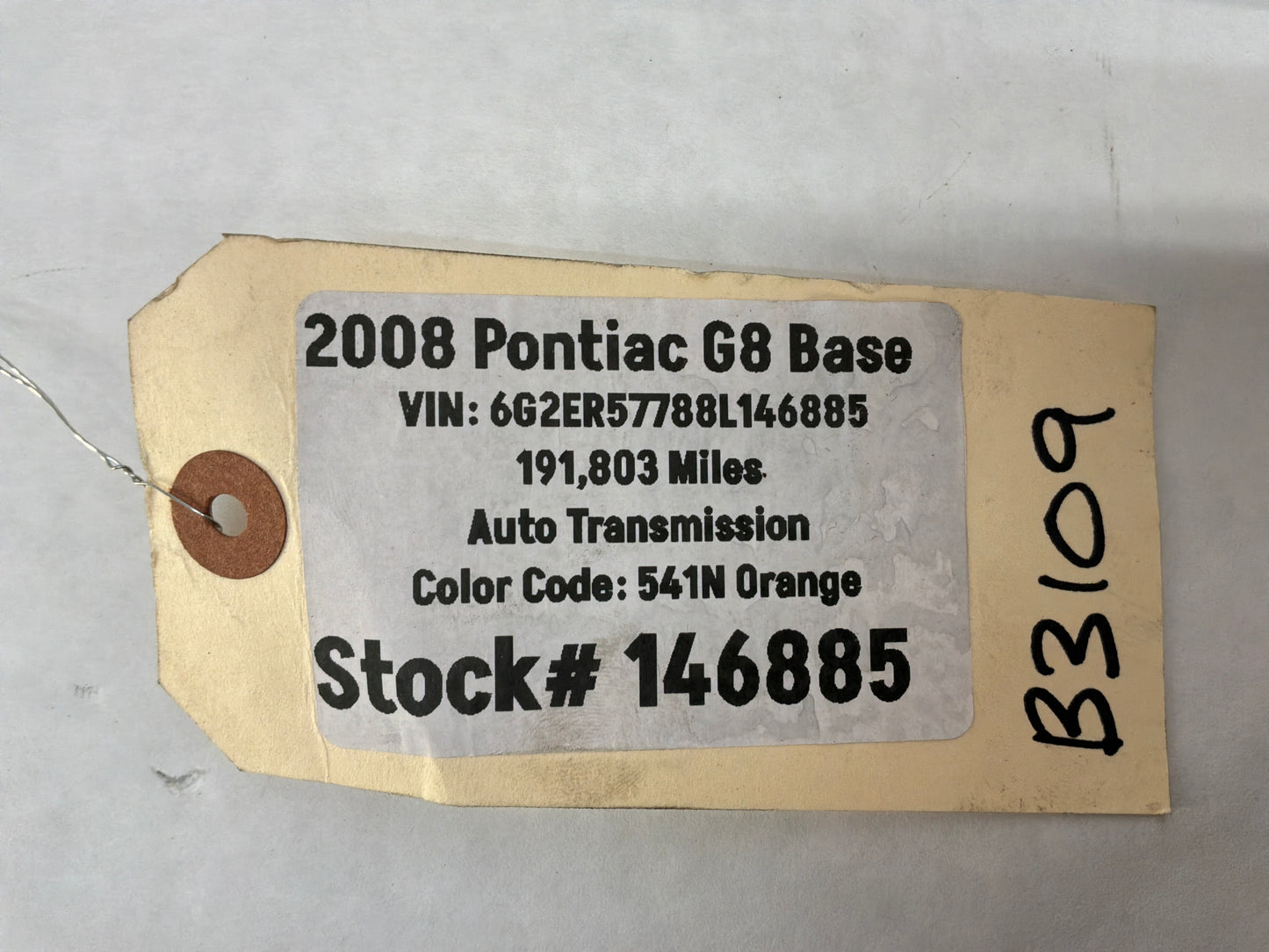 2008 Pontiac G8 Base PCV Lines OEM