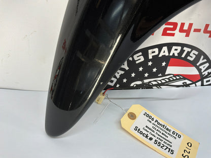 2006 Pontiac GTO Trunk Deck Lid Spoiler Wing OEM
