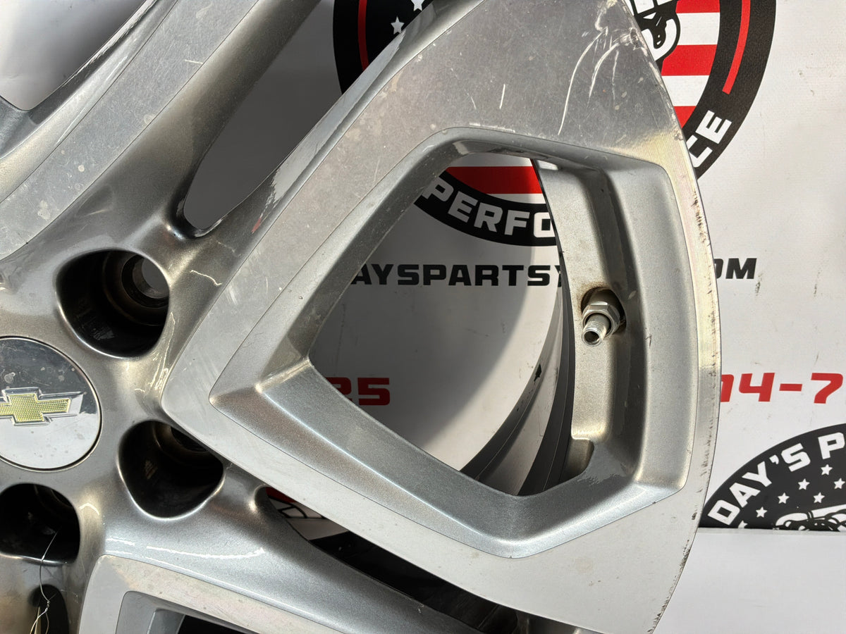 2017 Chevy SS Sedan Factory OEM Rear Wheel 19x9 OEM HAS A FLAT SPOT