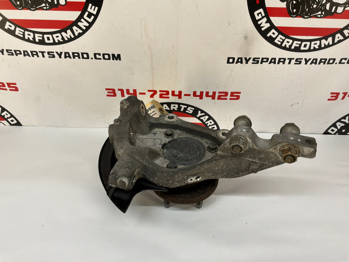 2013 Chevy Camaro ZL1 LH Driver Front Suspension Spindle Knuckle Hub OEM