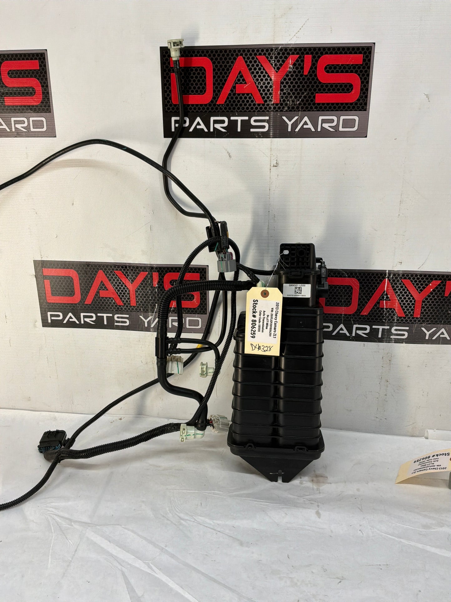 2013 Chevy Camaro ZL1 Charcoal Canister Evap Lines Hoses Tubes Fuel Tank Wire Wiring Harness