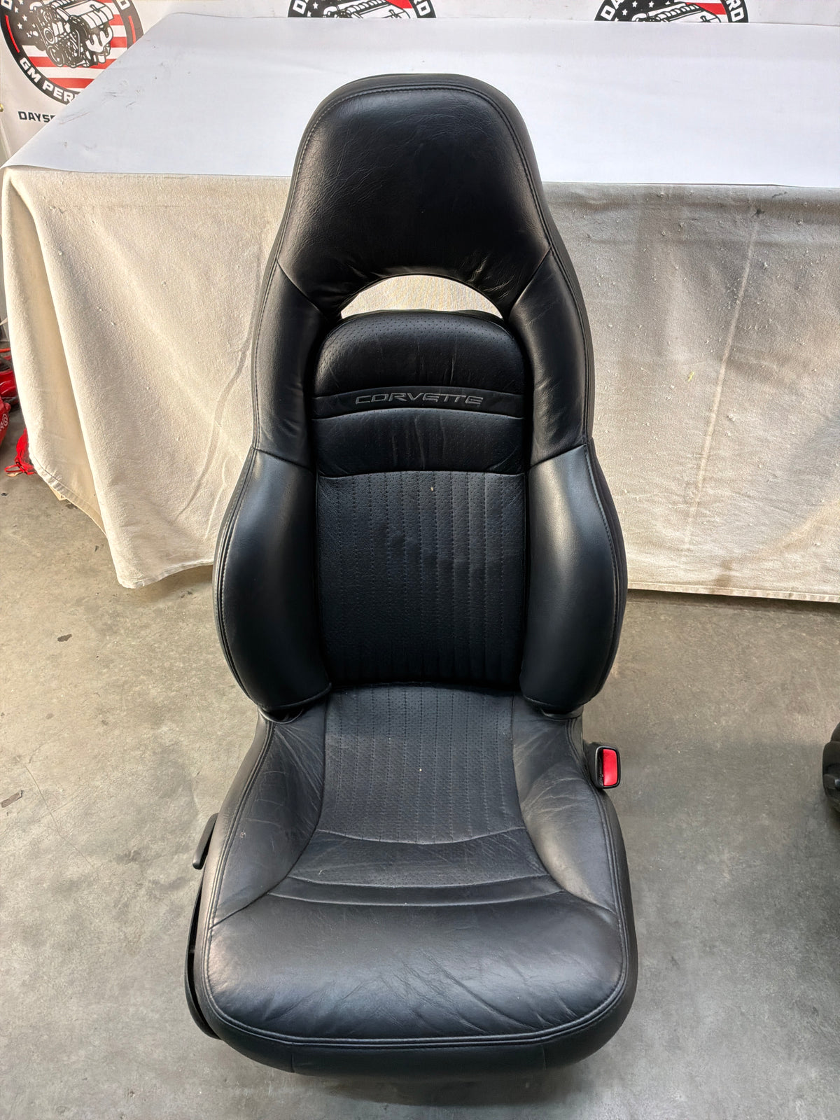2002 Chevy C5 Corvette Convertible Seats RH & LH Front Black Leather Seats OEM